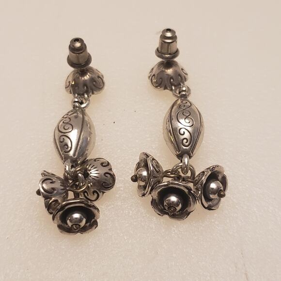 Brighton vintage retired rare LE‎ Caprice flower drop earrings - Picture 2 of 3